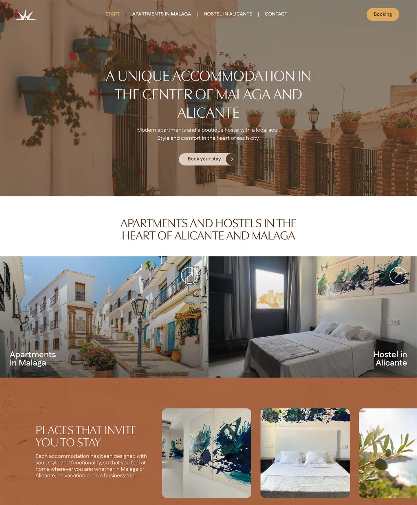 Contractor website mockup